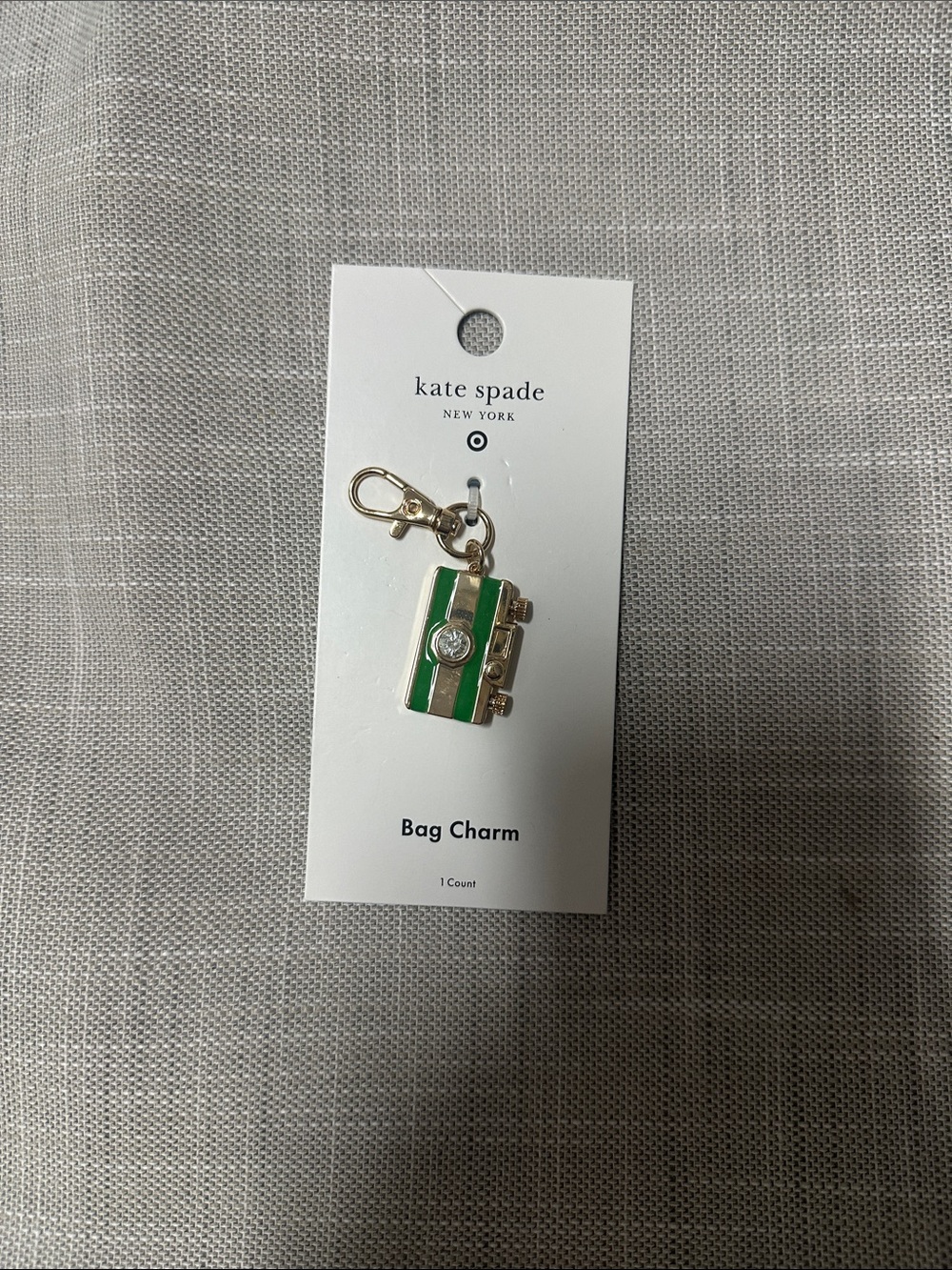 kate spade Gold and Green Enamel Camera Charm - Picture 3 of 3